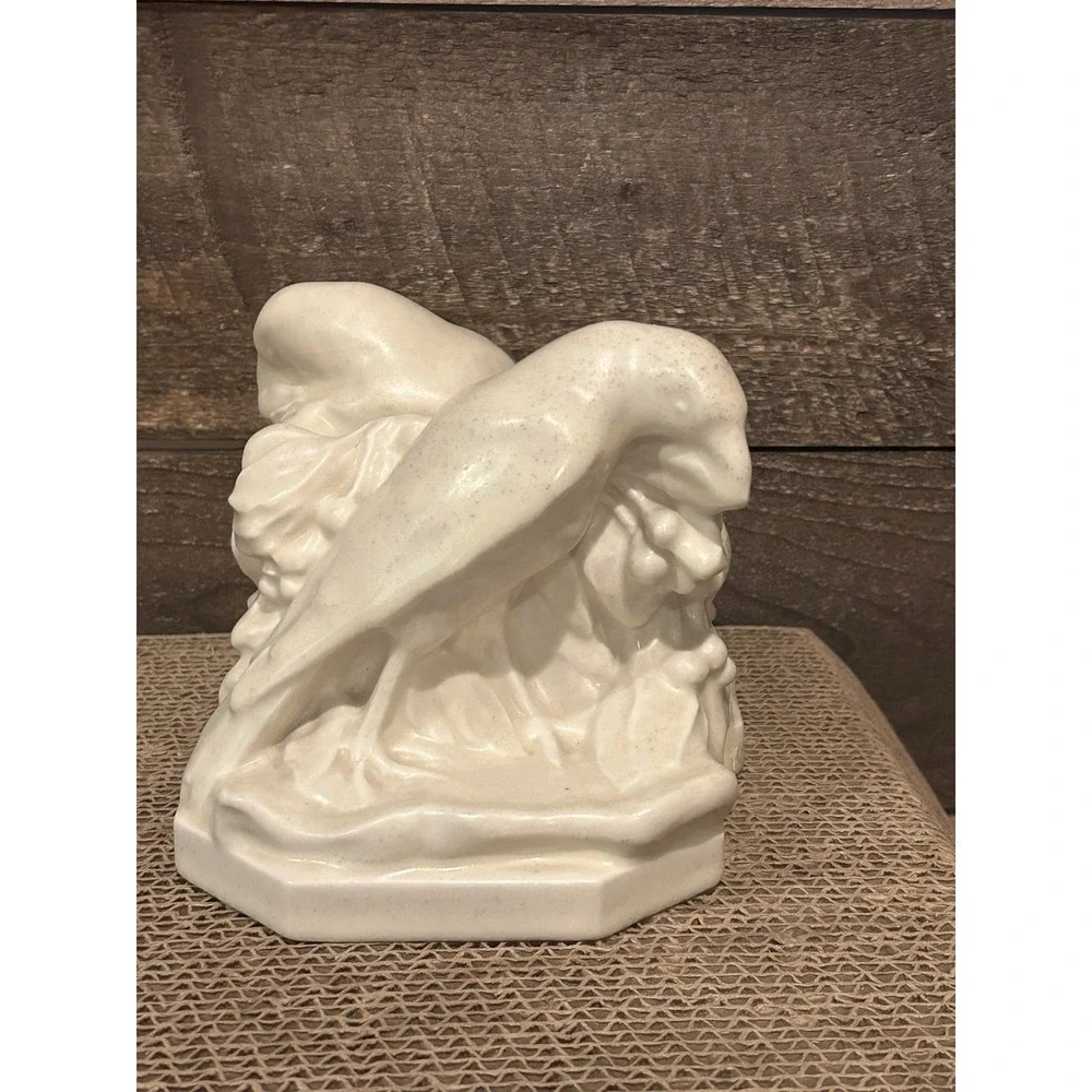 1939 Rookwood William McDonald‎ 2275 Rook Raven Bird Bookends 5.5